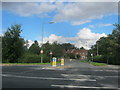 Entrance to Stephenson Road from the A6136