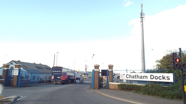 Entrance to Chatham Docks