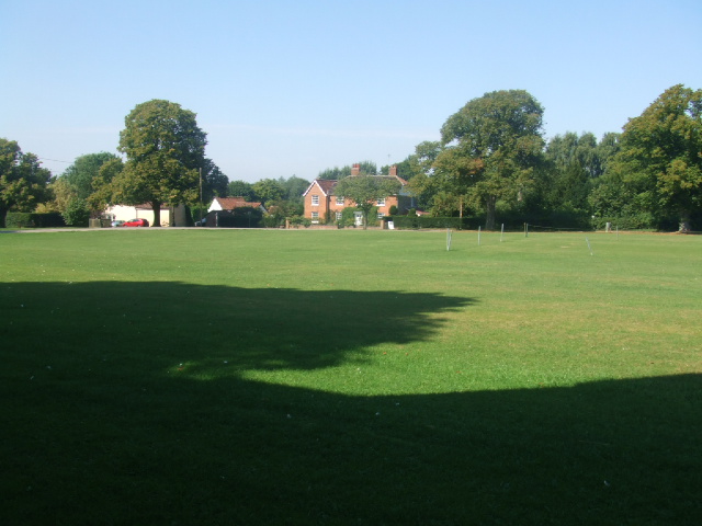 Hill Green from the cricket pavilion