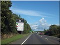 Approaching the Roundswell roundabout on A39