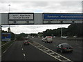 Slip road from the M8