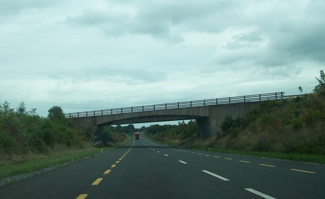 Bridge carrying the R400 over the N52... © Eric Jones :: Geograph Ireland