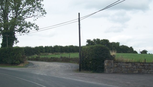 Farm access lane leading off the R164 at Knockaranny