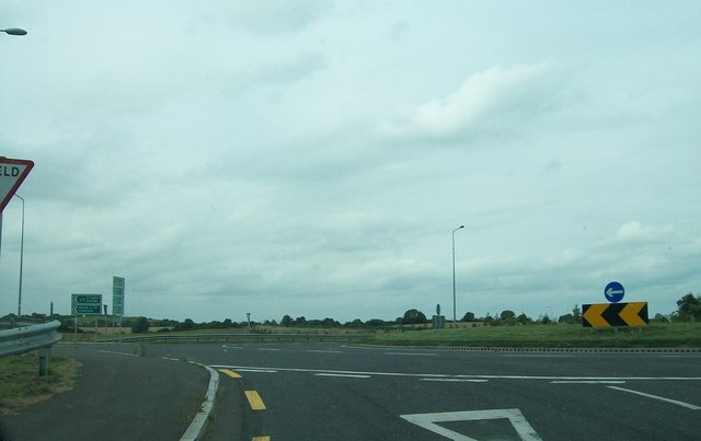 The N52 at the M3/N3 roundabout