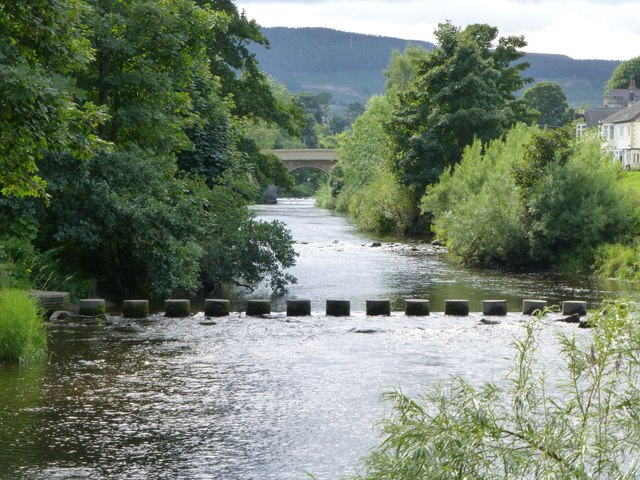 Stepping Stones over the River Coquet