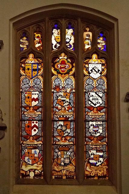 Parish Church of St Peter and St Paul, Armorial Window