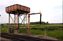 ST1628 : A water tower by Bishops Lydeard station by Steve Daniels