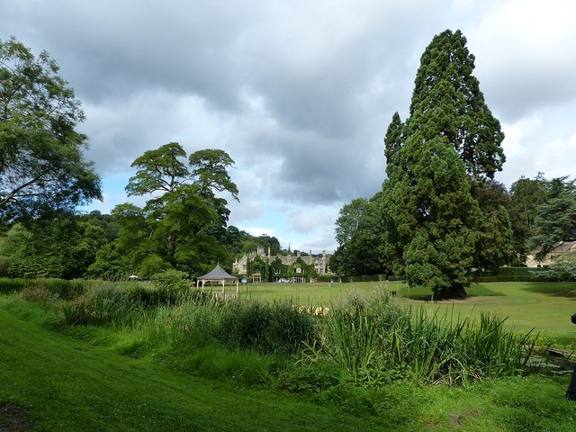 Castle Combe Manor House in its grounds
