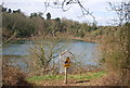 Disused, flooded sand pit