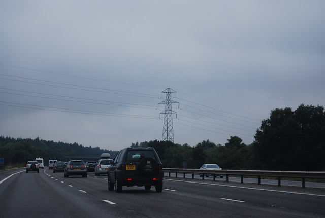 Pylon by the M4 © N Chadwick cc-by-sa/2.0 :: Geograph Britain and Ireland