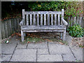 TM0881 : Bench at Bressingham Village Hall by Geographer