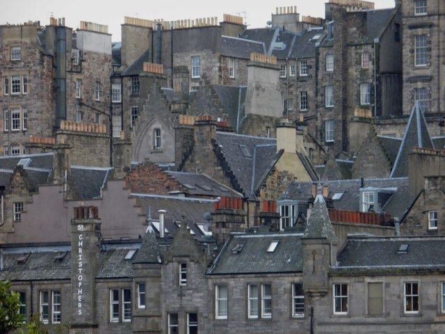 Edinburgh Old Town roofscape