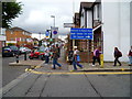 Looking south on Herbert Lane across the junction with Punjab Lane