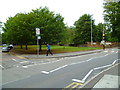 Looking across Church Road to Church Green