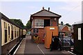 ST1628 : The signal box on Bishops Lydeard station by Steve Daniels