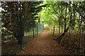 The footpath around Farmoor Reservoir