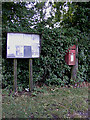 Village Notice Board & The Heywood Postbox