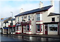 Golden Lion decorated for Christmas in Cinderford