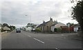 The A73 heading in to Carluke