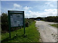 The car park at Bussow Reservoir