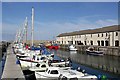 A yachting marina at Lossiemouth