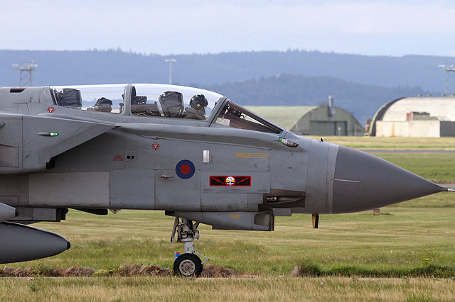 A Tornado crew at RAF Lossiemouth
