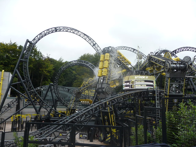 Part of Alton Towers Theme Park © Jeremy Bolwell :: Geograph Britain ...