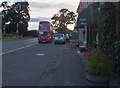 A Routemaster bus from Chainbridge Honeyfarm on wedding duty