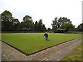 Bowling green in Sandbach Park