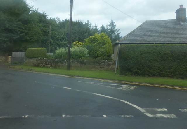 Minor road junction near Bolam Lake