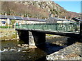 Side view of a river bridge in Beddgelert