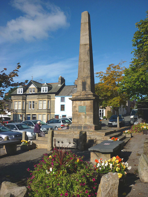 The King George III obelisk, Broughton-in-Furness