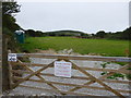 The camping field at St Ives Campsite