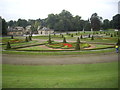 NZ0516 : Parterre garden, Bowes Museum by Stanley Howe