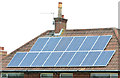 Roof and solar panels, Bangor