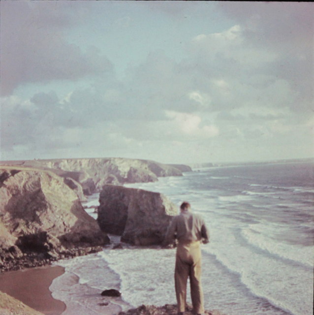Pentire Cove, Diggory's Island and Bedruthan Steps, 1948