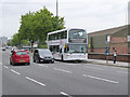 Diverted bus on London Road