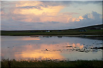 HP6208 : Evening over the voe at Baltasound by Mike Pennington