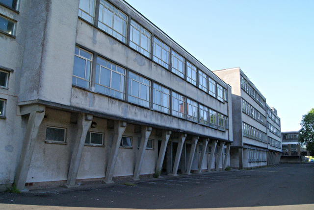 Former Greenock High School building