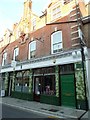 Green tiled building in South Street