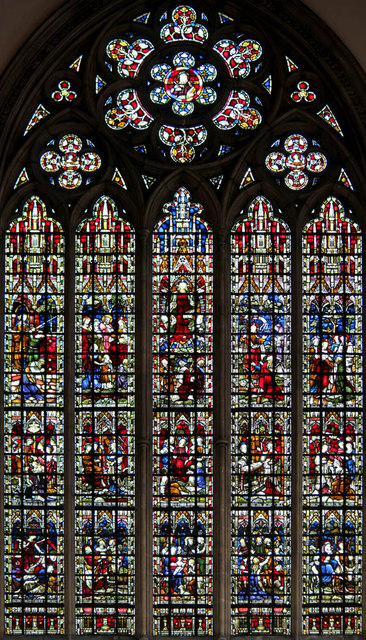 St Matthew, St Petersburgh Place - Stained glass window