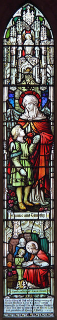 St Matthew, St Petersburgh Place - Stained glass window