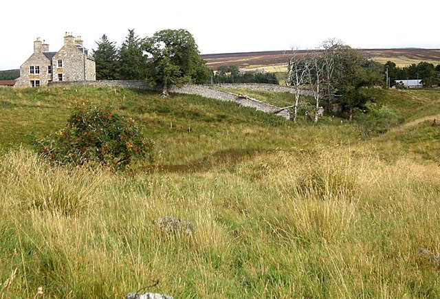 Walled garden of the old manse at Kirkton of Cabrach