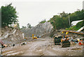 Building the road to the bridge, Kyle of Lochalsh