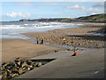 NZ8612 : A great beach walk by Pauline E