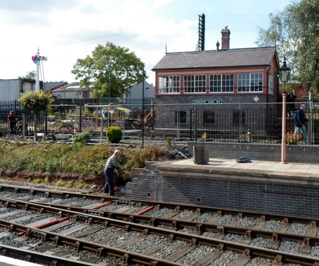 Wrangaton signalbox in Kidderminster © Jaggery cc-by-sa/2.0 :: Geograph ...