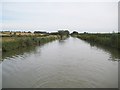 SP7645 : Grand Union Canal: Straight cut in Grafton Regis by Nigel Cox