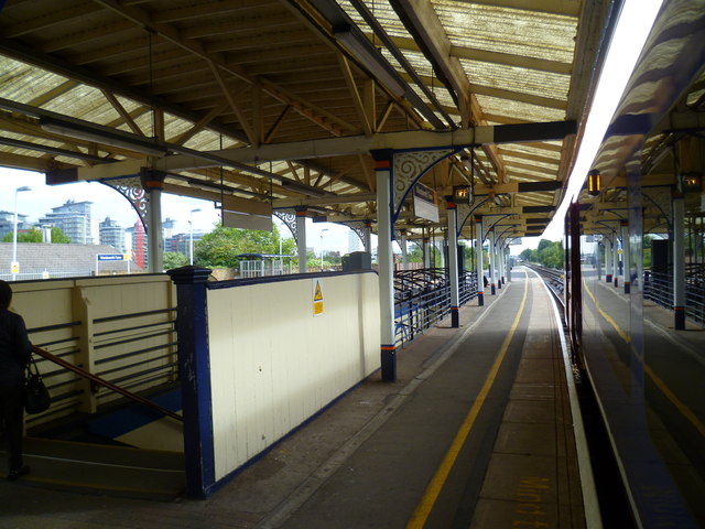 Platform 2 at Wandsworth Town station