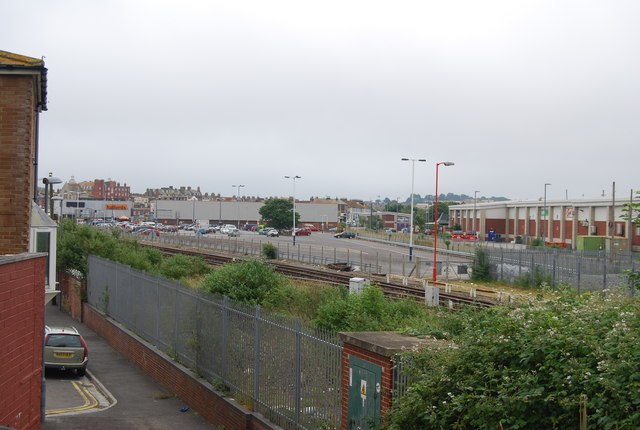 Railway line north of Weymouth Station