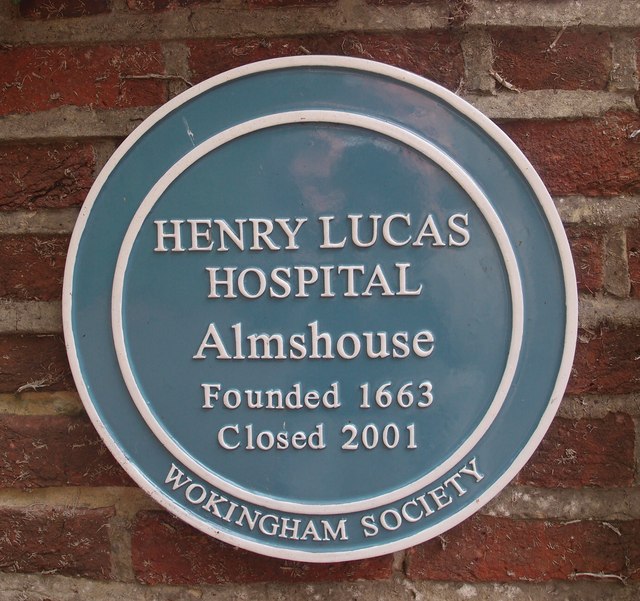 Lucas Hospital, Wokingham Blue Plaque